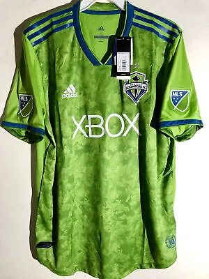 Adidas Authentic MLS Jersey Seattle Sounders Team Green Sz XL • $29.99