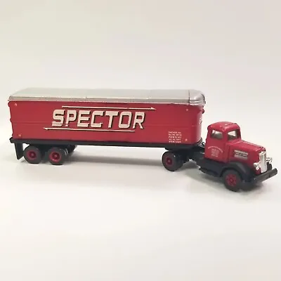 N Scale 1:160 Semi Truck & Trailer Mini Metals CMW  Spector  Livery (Red) • $14.99