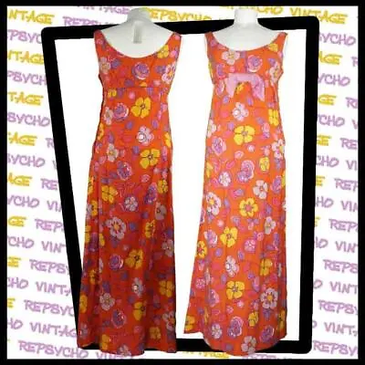 MARY QUANT Ginger Group DRESS Red/Floral UK Size 8 147 • $509.96