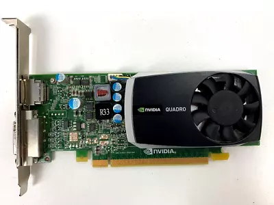 NVIDIA Quadro 600 1GB DDR3 Video Card DisplayPort DVI HP 616074-001 • $13.99