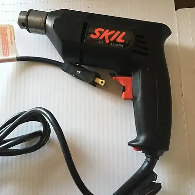 Drill SKIL VARIABLE SPEED Corded Power 3.5A 0-2250RPM Tested & Working • $12