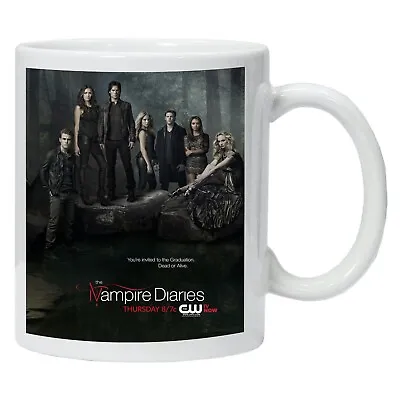 The Vampire Diaries TV Show Personalised Mug Printed Coffee Tea Drinks Cup Gift • £12.39