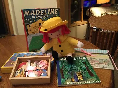 Madeline’s Medley Doll Puzzle Magnetic Clothes Books (2) 1 Hardcover/dust Jac • $50