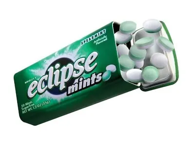 Wrigley's Eclipse Spearmint Candy Sugarfree Mints X 2 Tins FREE Shipping • $21.95