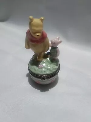 Winnie The Pooh And Piglet Walking Trinket Box By Midwest Of Cannon Falls Disney • $16