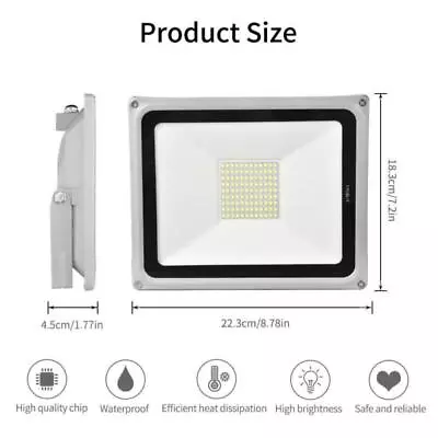 20W-1000W Watt Led Flood Light Outdoor Security Garden Yard Spotlight Lamp 110V • $14.99