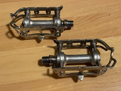 Vintage Campagnolo Nuovo Record Strada Platform Pedals #1037 Road Bike Italy • $99.99