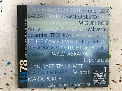 Numbers 1 1978 CD Camilo Sesto Serrat The Amaya Tequila Sabina Elsa • $10.07