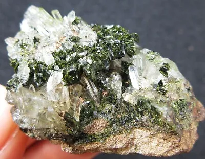 27g Exquisite Epidote&Quartz CrystalDaopingGuangxiChina • $6.99