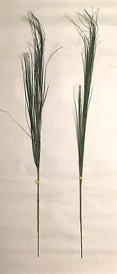Green Grass Artificial Floral Arrangement Stem 34” Filler 2 Stems Vintage READ • $12.50