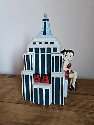 Vintage Vandor Betty Boop Skyscraper Building Ceramic Cookie Jar • $79.99