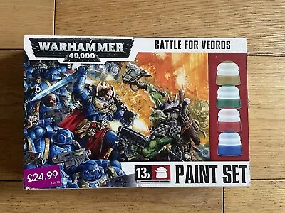 Games Workshop Warhammer 40K Citadel Paint Set X13 New Never Used • £39.50