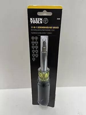 Klein Tools 32500 11-in-1 Multi-Bit Screwdriver / Nut Driver Multi-Purpose New • $18.99