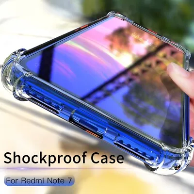 For Xiaomi Redmi Note 7 Shockproof Clear Soft TPU Protective Case Cover Skin Ya • $6.59