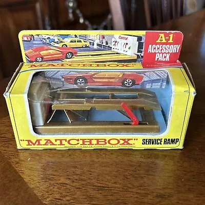 Matchbox A-1 Accessory Pack Service Ramp .  Unpunched Box (3) • $99