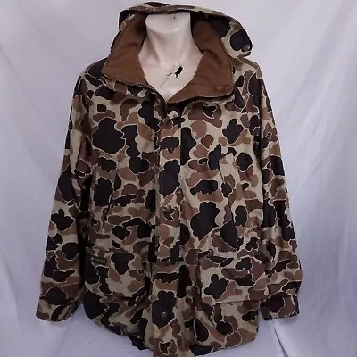 Vintage Columbia Jacket Camouflage Camo Coat Hunting Sportswear Rain Cargo XL • $79.99