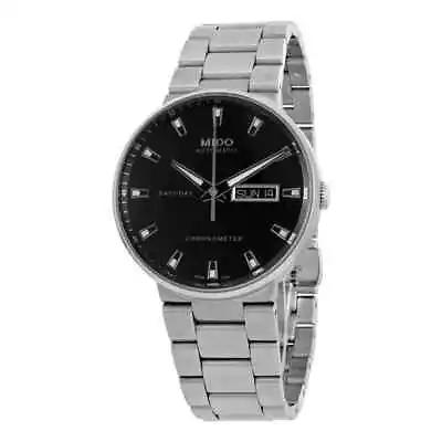 Mido Commander II Automatic Chornometer Black Dial Men's Watch • $482.66