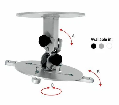 $89.45 • Buy OMB 15kg Mono Projector Ceiling Mount Bracket Tilt Rotate 360° Arm Length 145mm
