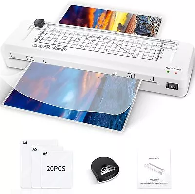 Raycial 13 Inches A3 Laminator Machine With 20 Laminating Sheets For A3/A4/A6 • £39.59