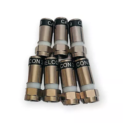 25 Cablecon F-59 RG59 F TYPE COMPRESSION CONNECTORS CX3 3.9 • £11.99