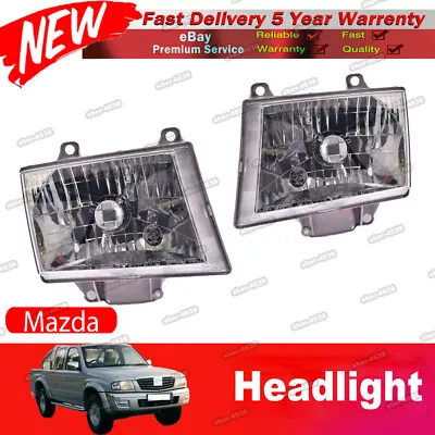 Pair For Mazda Bravo Ute UN Series 2 2002~2006 Pair LH+RH Head Lights • $95.95