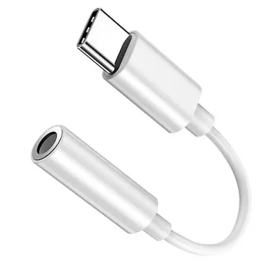 USB Type C To 3.5mm AUX Audio Headphone Jack Adapter For ALL Samsung Smartphones • £5.99