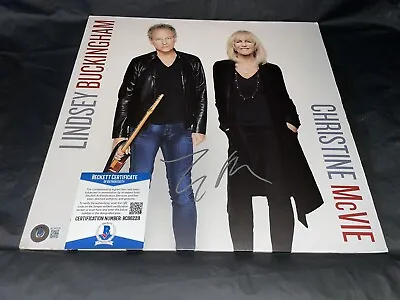 Lindsey Buckingham Signed Vinyl Album Cover Superstar Christine McVie Beckett • $399.99