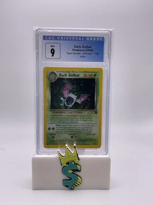 $64.99 • Buy Pokemon CGC 9 1st Edition Dark Golbat 7/82 Team Rocket 2000 Mint