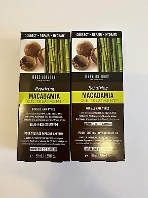 2 X Marc Anthony Repairing Macadamia Oil Treatment For All Hair Types 1.69 Oz • $49.99