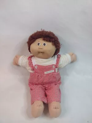 Vintage 1986 Cabbage Patch Doll Short Brown Hair Brown Eyes With Clothes • $22