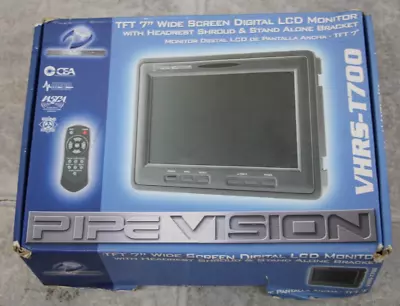 Pipe Vision 7  TFT Wide Screen Digital LCD Monitor VHRS-T700 • $54.95