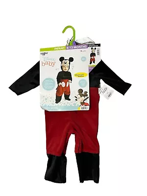 Disguise Disney Baby - Mickey Mouse Costume - Infant 6-12 Months New (Halloween) • $7.65