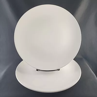 Ikea Of Sweden 12011 White Dinner Plate 10.5  Dia. Set Of 2 • $14.34