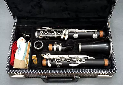 + Vintage Noblet PARIS 27 Bb Grenadilla Wood Clarinet SN#89519 W/Hard Case + • $177.77