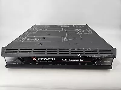 Peavey CS-1800G 2-Channel Stereo Power Amplifier Tested EB-14920 • $299.99