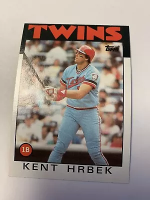 1986 Topps Minnesota Twins Kent Hrbek • $1.19