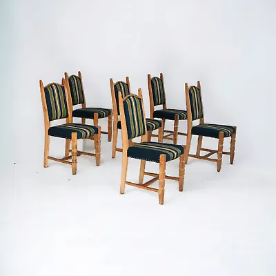 1970s Set 6 Pcs Of Danish Dinning Chairs Original Good Condition. • £956.17