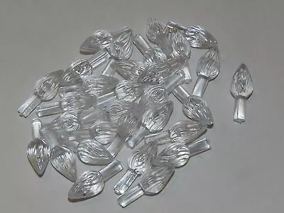 $12.25 • Buy 60 CRYSTAL Medium Twist Light Bulbs  Vintage Ceramic Christmas Tree Lights 