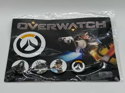 $9.95 • Buy OVERWATCH Pin Set - 5 Badge Set - NEW - Blizzard, 2015 - AUSSIE STOCK - PROMO