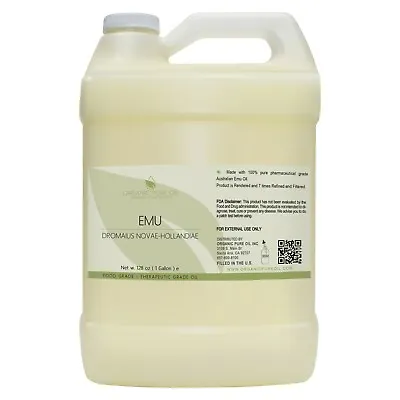 $174.98 • Buy 1 Gallon Emu Oil Pure 7 Times Refined For Hair, Skin, Pain Australian Emu Oil