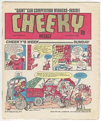 Cheeky Weekly Comic 24th March 1979 - Combined P&P • £1.25