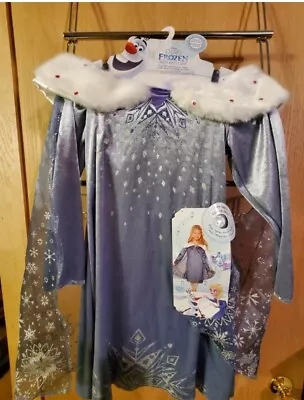 FROZEN Elsa Deluxe Musical Dress Olaf’s Adventure Size 4-6 Small • $54.95