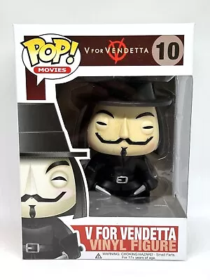 Funko Pop! Movies - V For Vendetta #10 Vaulted Rare Vinyl + Free Protector • $120