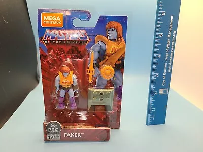 2020 Mattel MEGA Construx Masters Of The Universe Wave 2 Faker Figure MOTU • $9.99