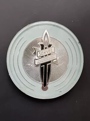 Vintage  SERVEL Gas Refrigerator Nameplate Emblem Badge Round • $25