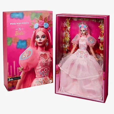 $175.50 • Buy New 2023 Barbie Dia De Muertos Collector Doll  Pink Magnolia Designer-*pre-sale*