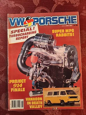 VW And PORSCHE Magazine June 1980 Turbo Rabbit Diesel Engine Volkswagen Vanagon • $12.80