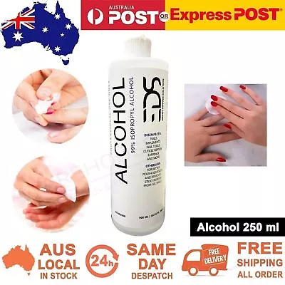 EDS 100% Pure Isopropyl ALCOHOL 250 Ml Rubbing Isopropanol House Office Clean • $17.95