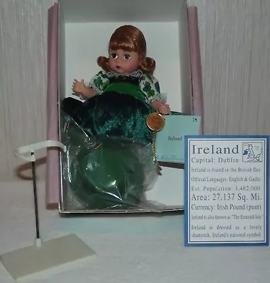 Madame Alexander 8  Ireland Irish Doll 75th Anniversary 24140 NEW NRFB RARE • $49.95