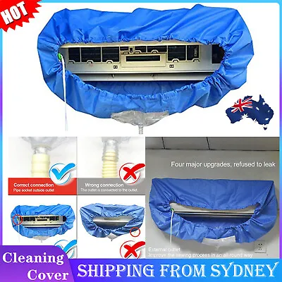 $19.99 • Buy Air Conditioner Cleaning Covers Dust Washing Clean Protectors Bags Waterproof Au
